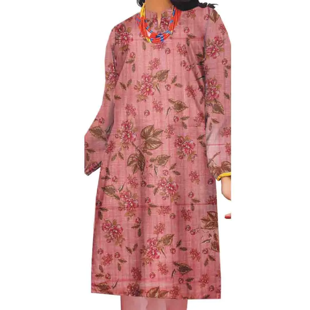 1PC- Unstitched Printed Khaddar Shirt PW8336