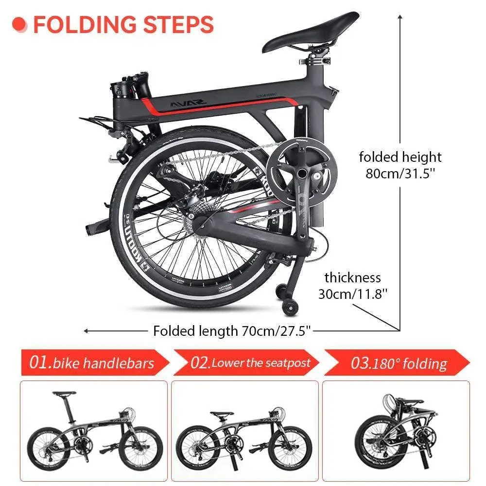 20 Inch Z3 Carbon Folding Bike 9S