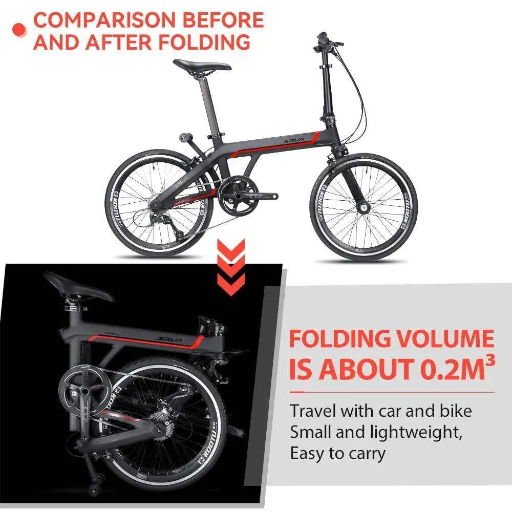 20 Inch Z3 Carbon Folding Bike 9S
