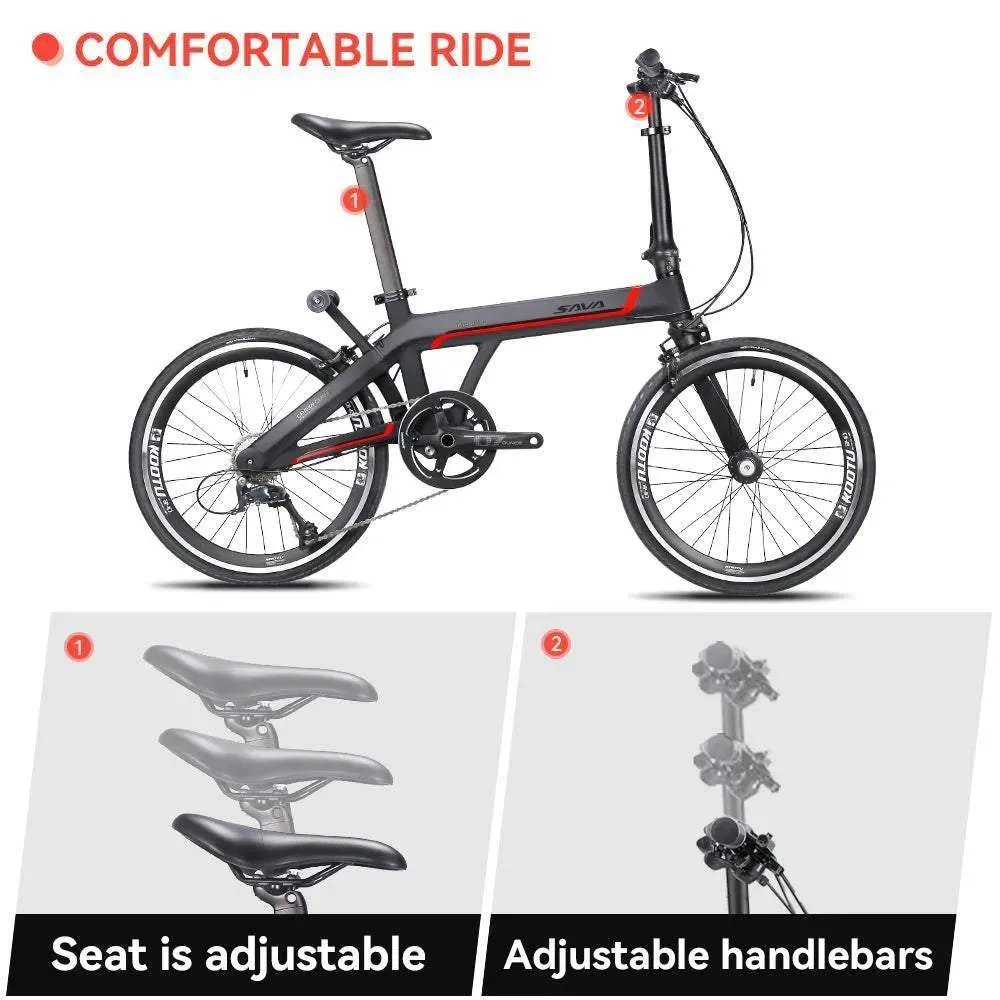 20 Inch Z3 Carbon Folding Bike 9S