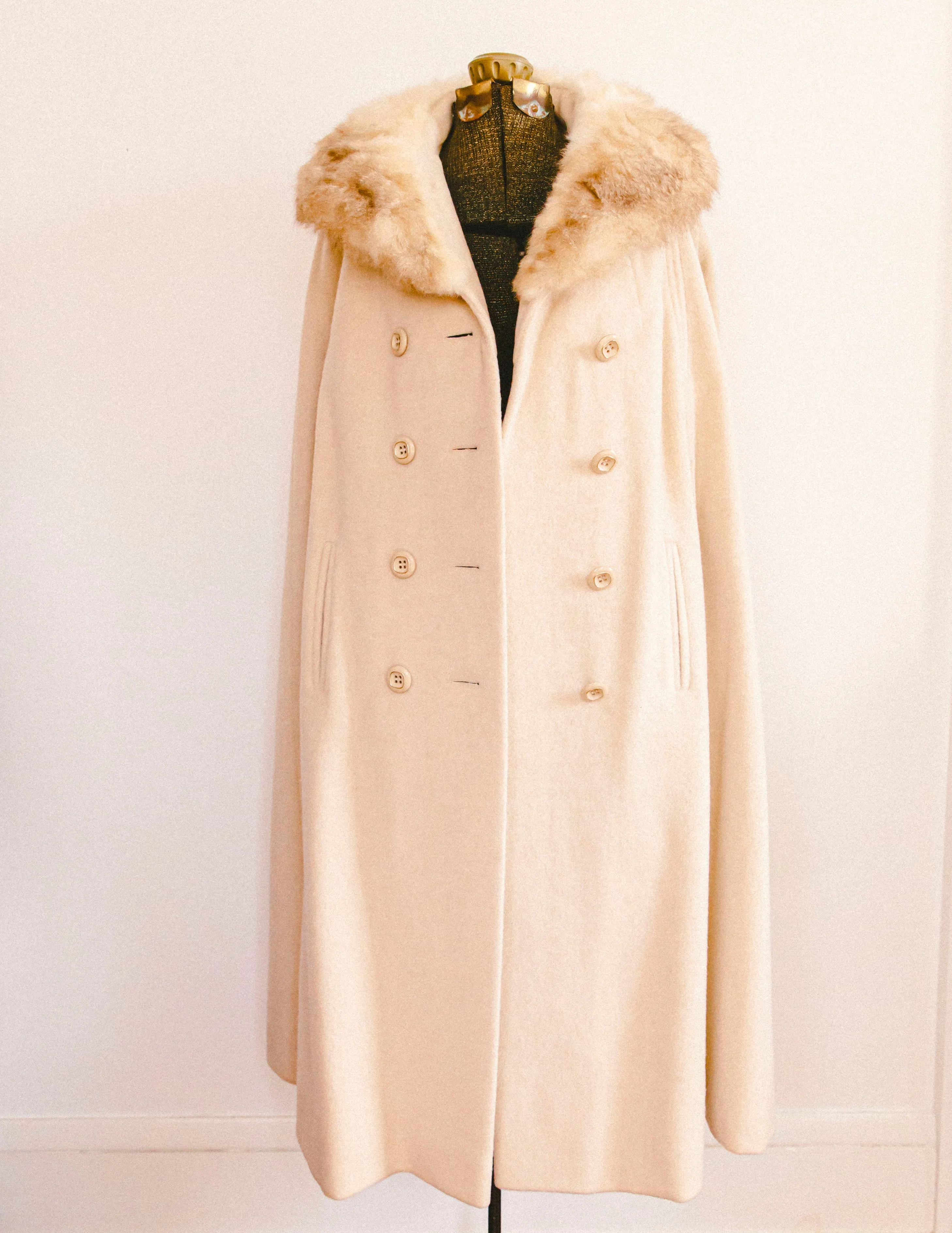 70's Wool Cape