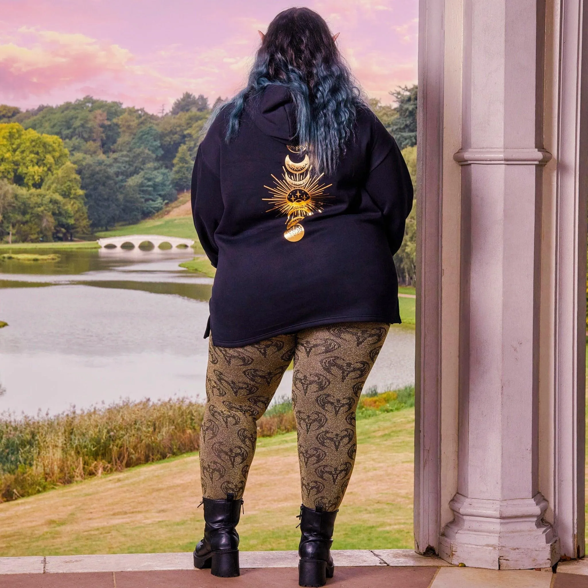 ACOTAR Strumpfhosen - Gold Legion