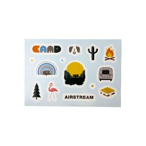 Airstream CAMP Sticker Sheet