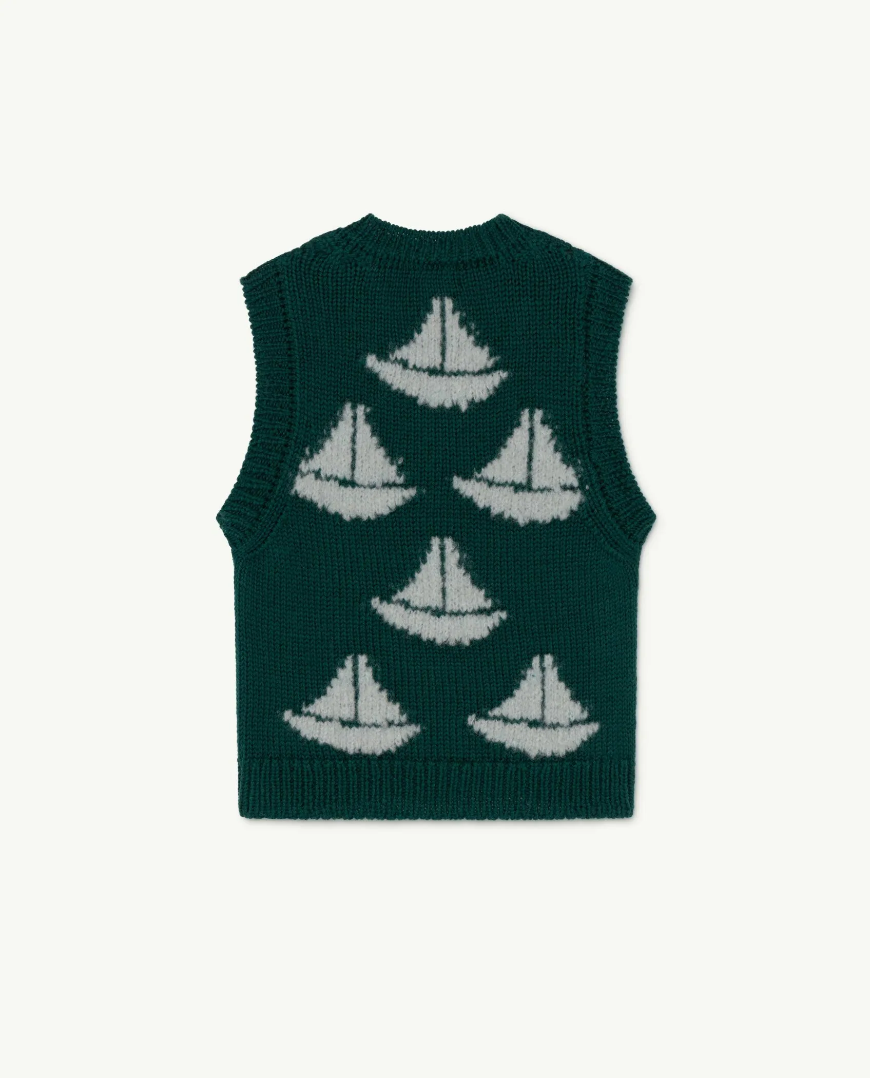 Arty Bat Kids Vest Green