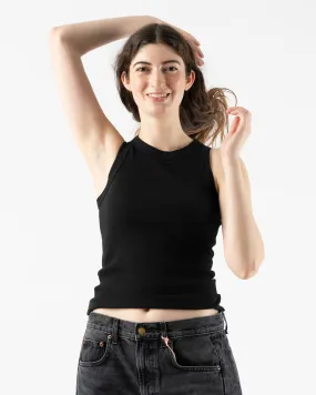 B Sides Rib Tank in Stil Black