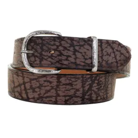 B1115 - Milk Chocolate Cape Bison Genuine Leather Belt