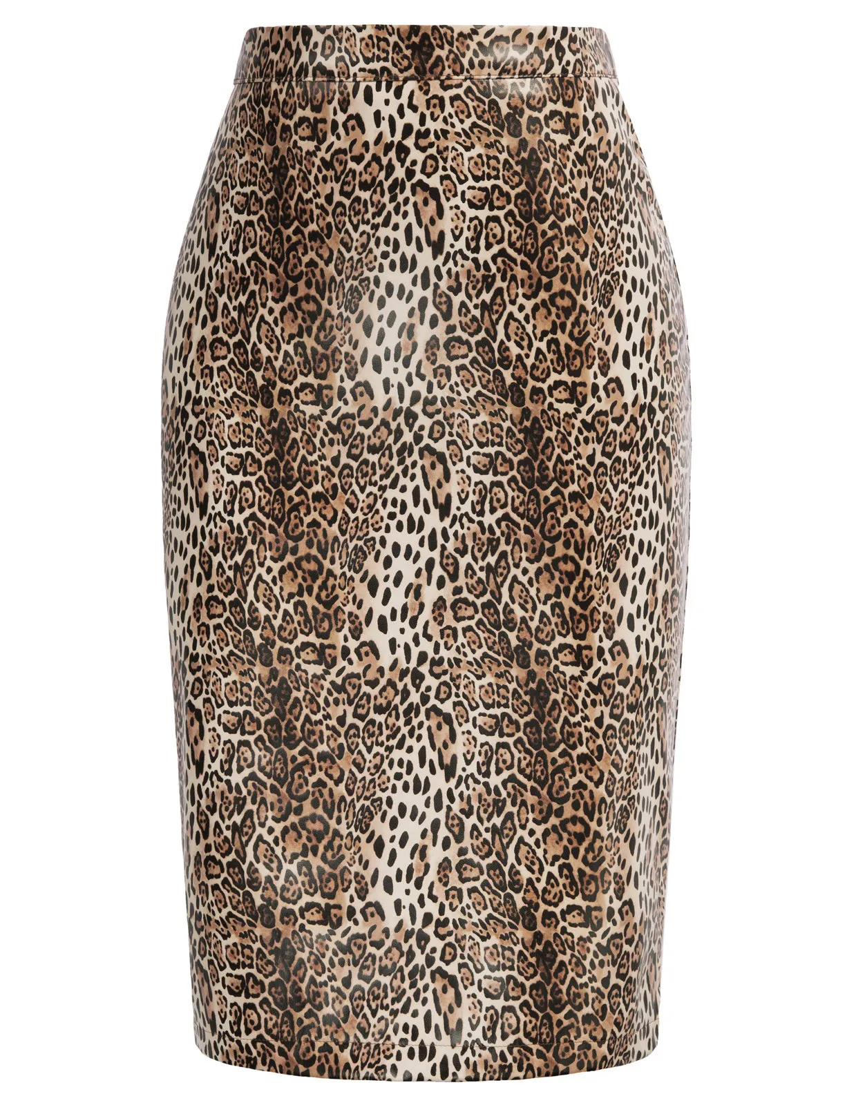 Back Split Hips-Wrapped Pencil Skirt