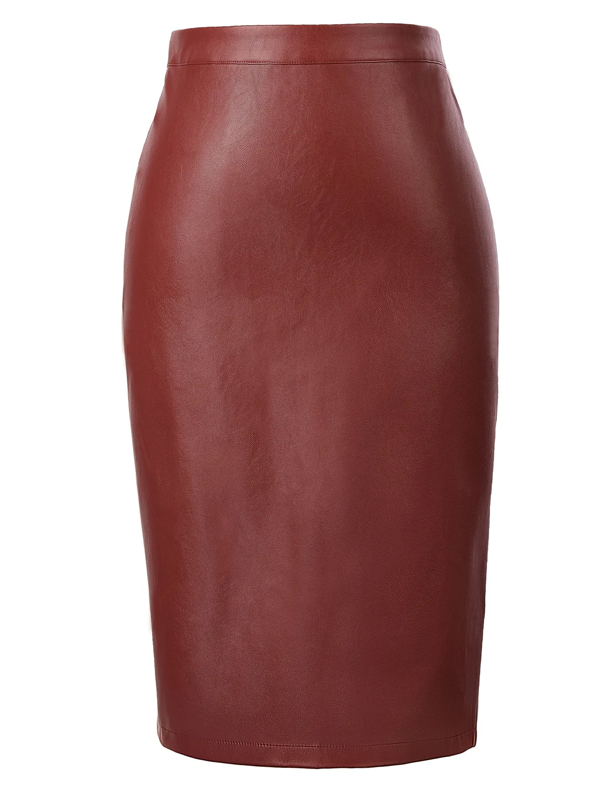 Back Split Hips-Wrapped Pencil Skirt