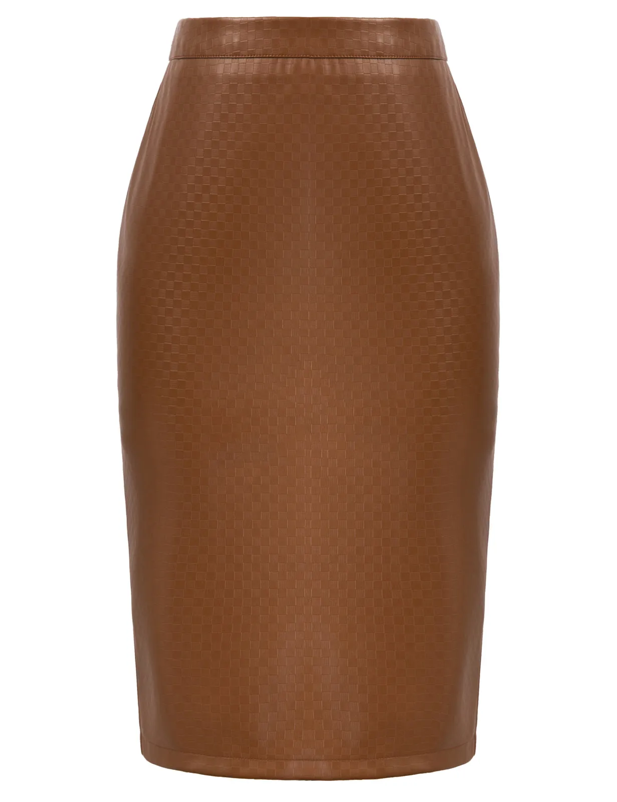 Back Split Hips-Wrapped Pencil Skirt