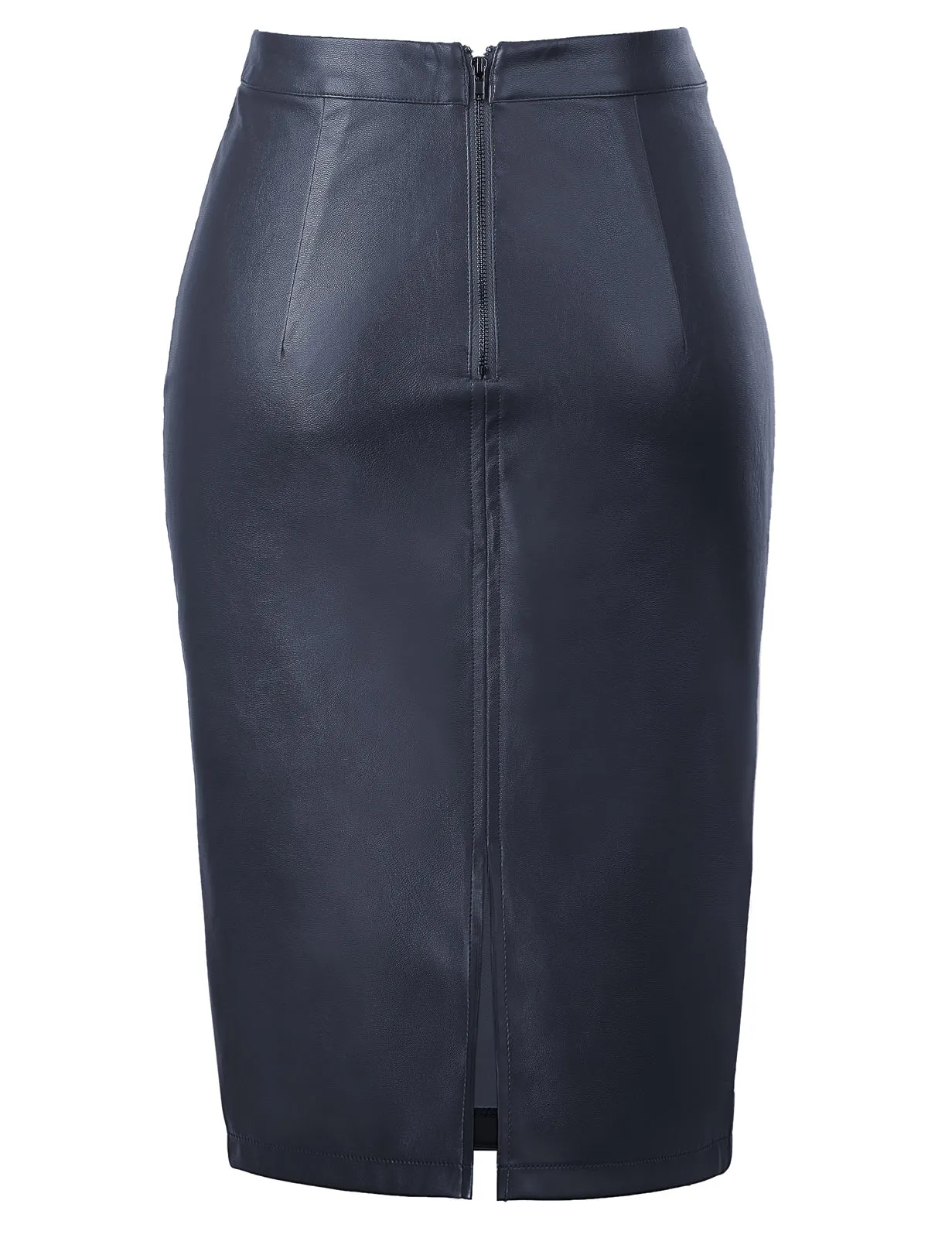 Back Split Hips-Wrapped Pencil Skirt