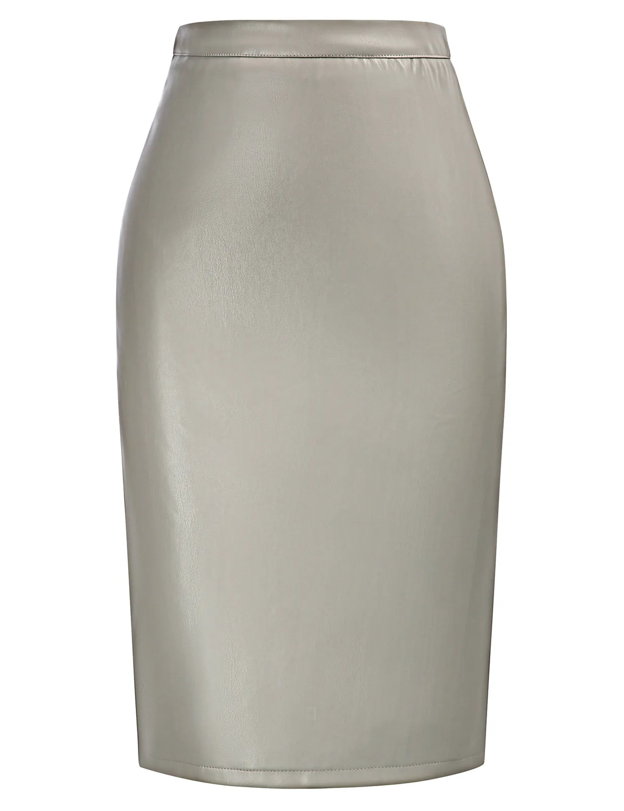 Back Split Hips-Wrapped Pencil Skirt
