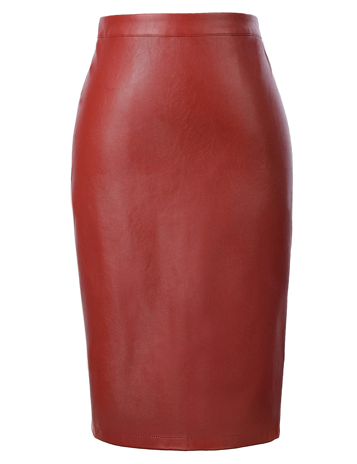 Back Split Hips-Wrapped Pencil Skirt