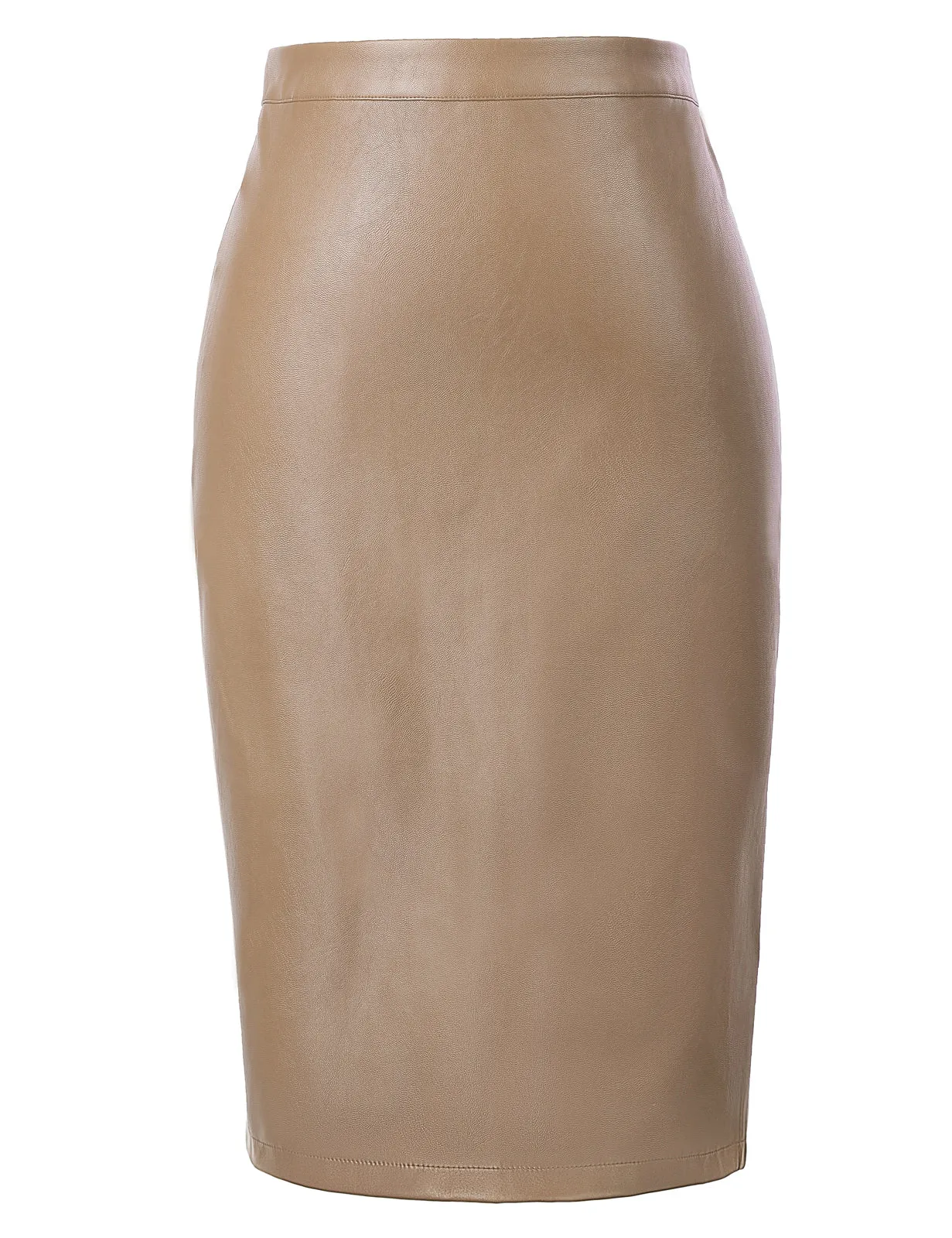Back Split Hips-Wrapped Pencil Skirt