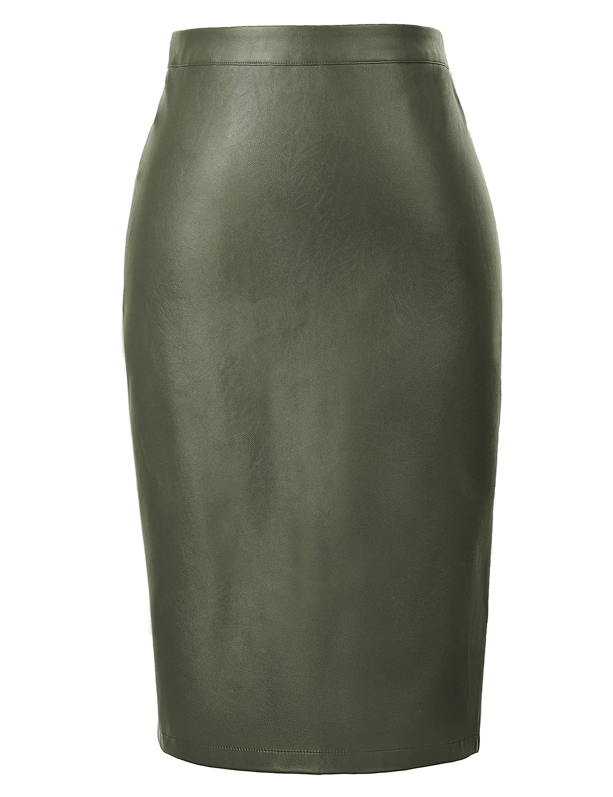 Back Split Hips-Wrapped Pencil Skirt