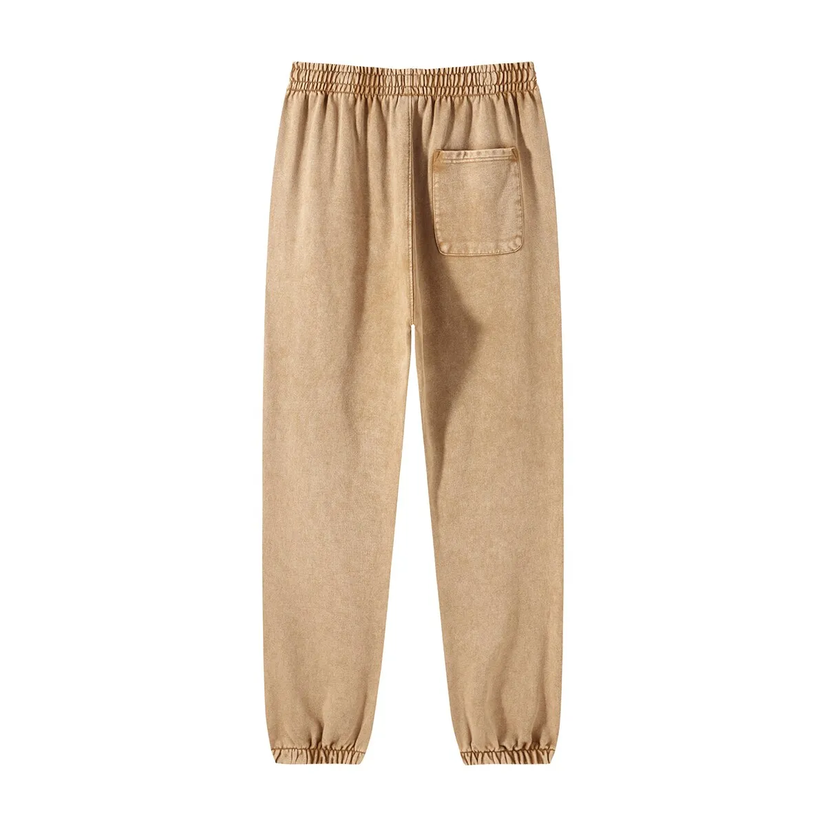 Baggy fit heavy cotton french terry wax dyed sweatpant
