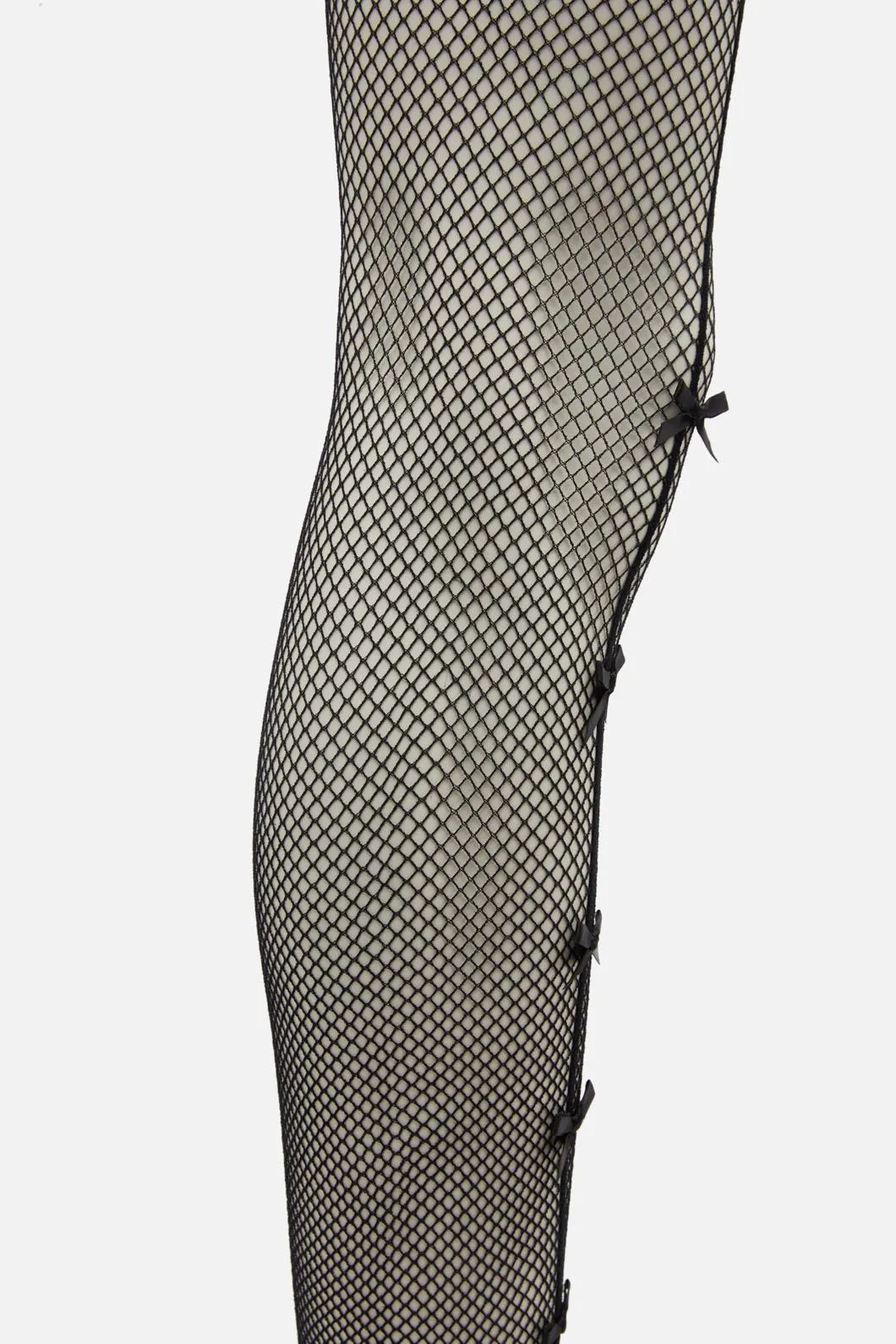 Bows Fishnet Tights