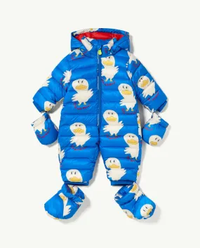 Bumblebee baby overall blue