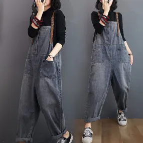 Button jeans jumpsuit for Spring and Summer Fashion