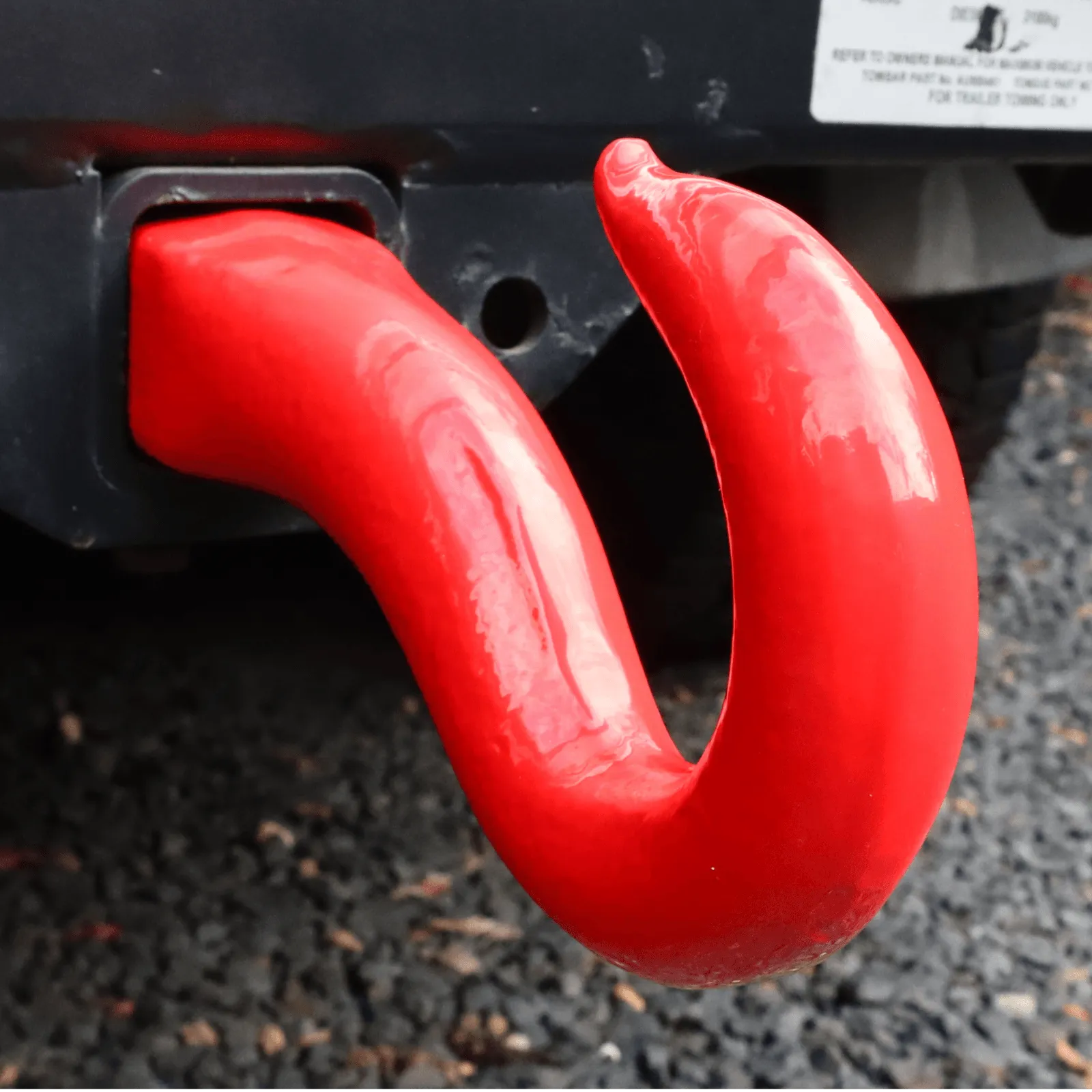 Carbon Shinbusta Forged Recovery Hook - RED