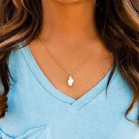Conch Rose Gold Necklace