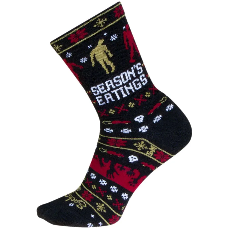 Dead Ugly Wool Bike Socks - Black