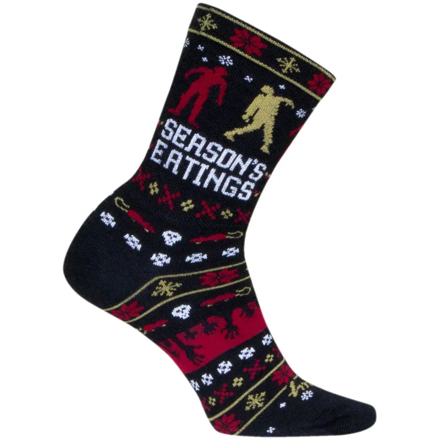 Dead Ugly Wool Bike Socks - Black