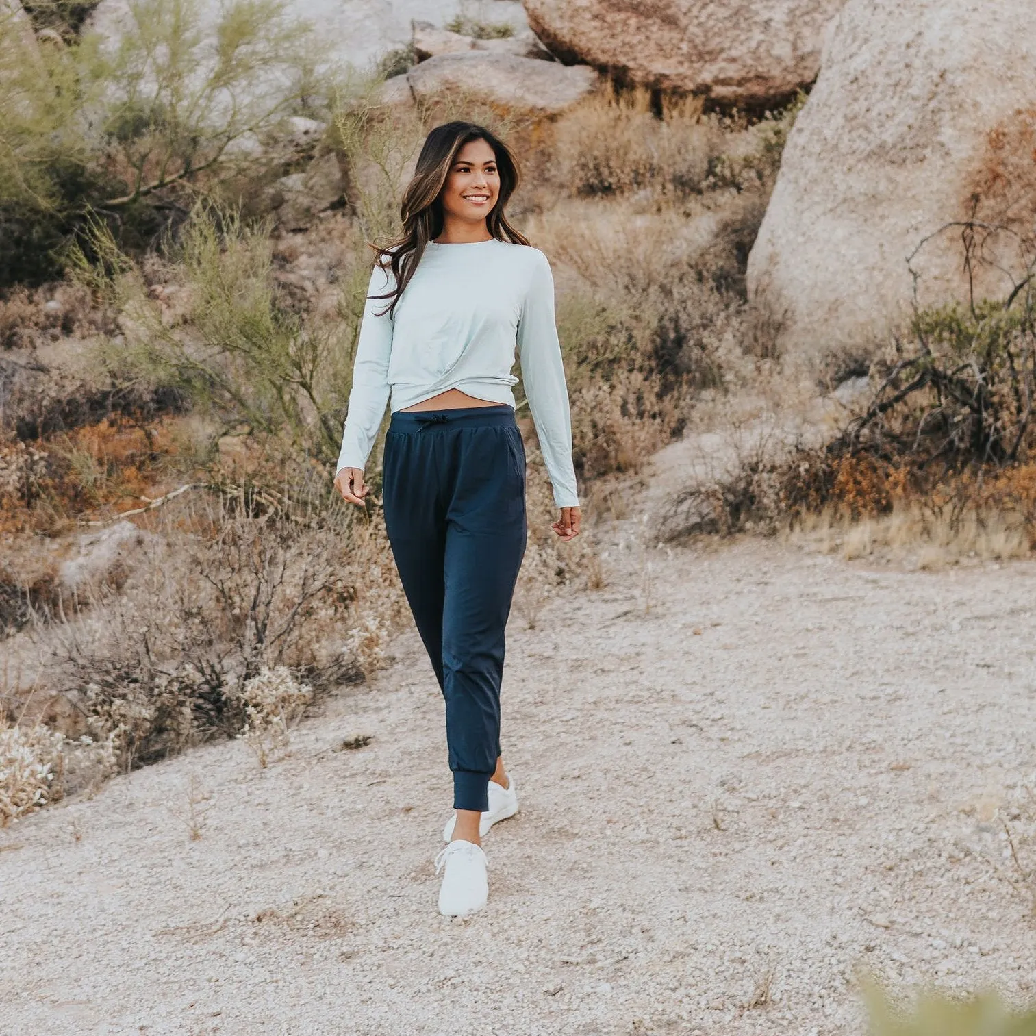 Easy Going Joggers - Navy