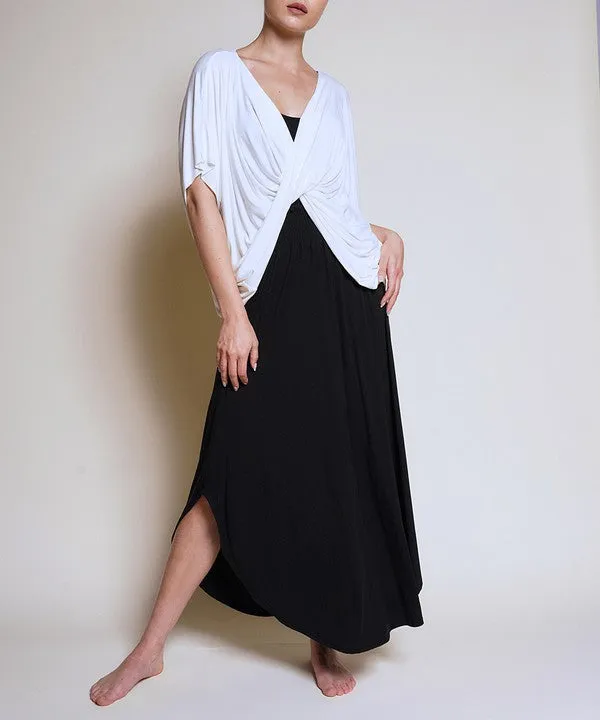 Eco-Friendly Elegance with Our Bamboo Maxi Skirt | Made in USA
