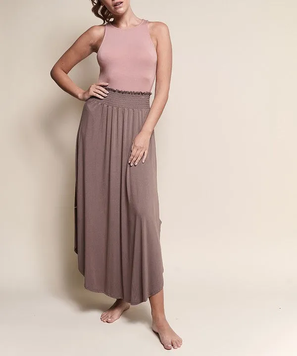Eco-Friendly Elegance with Our Bamboo Maxi Skirt | Made in USA