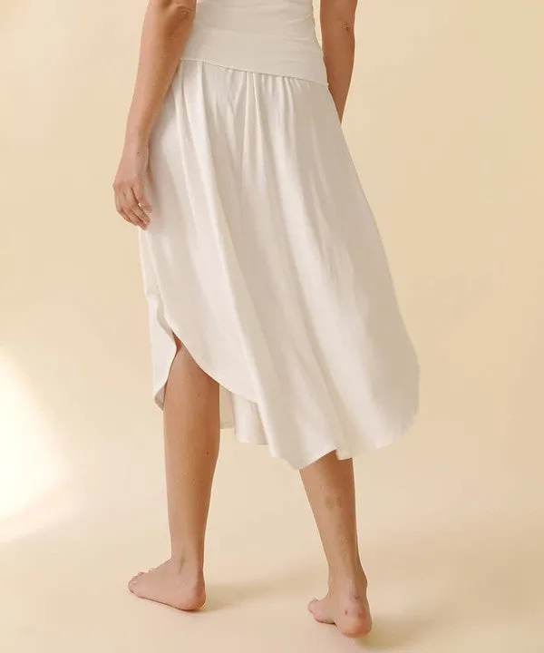 Eco-Friendly Elegance with Our Bamboo Maxi Skirt | Made in USA
