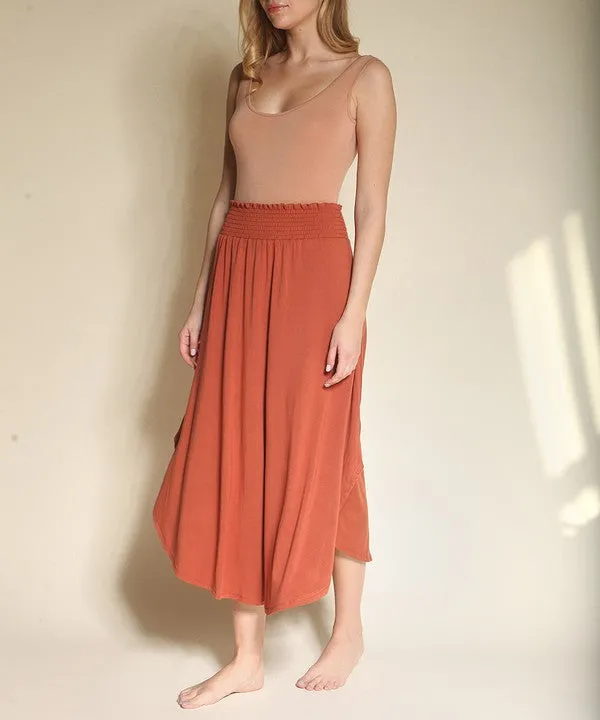 Eco-Friendly Elegance with Our Bamboo Maxi Skirt | Made in USA