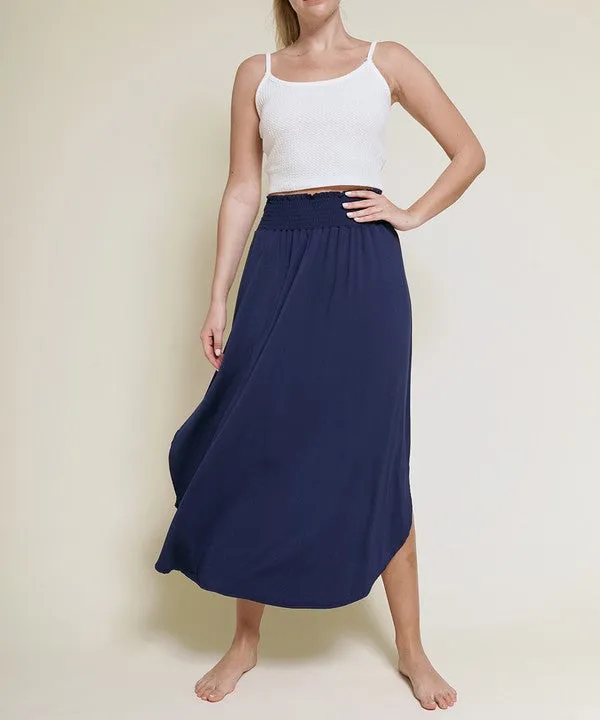 Eco-Friendly Elegance with Our Bamboo Maxi Skirt | Made in USA