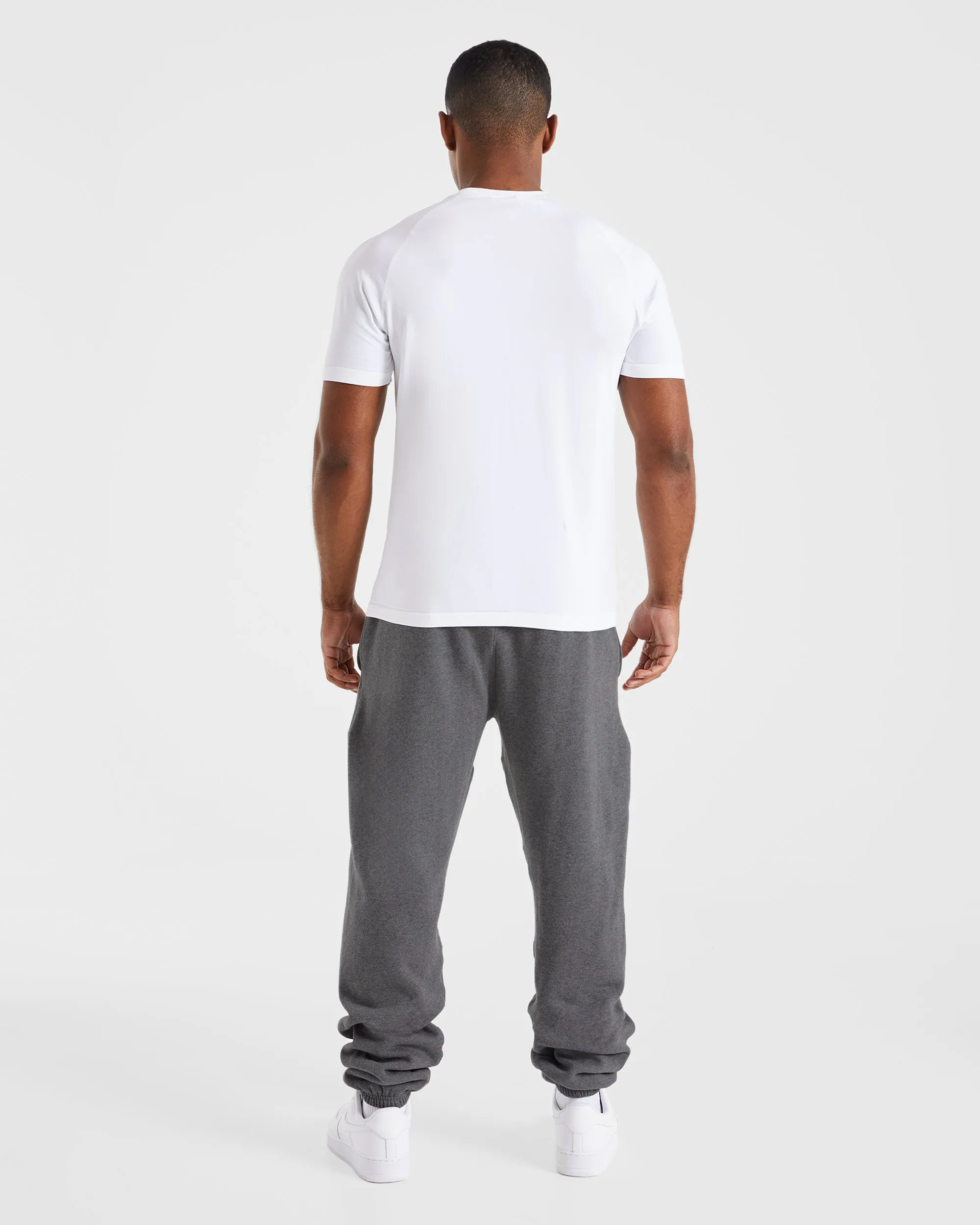 Essential Oversized Joggers - Charcoal Marl