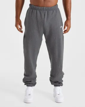 Essential Oversized Joggers - Charcoal Marl