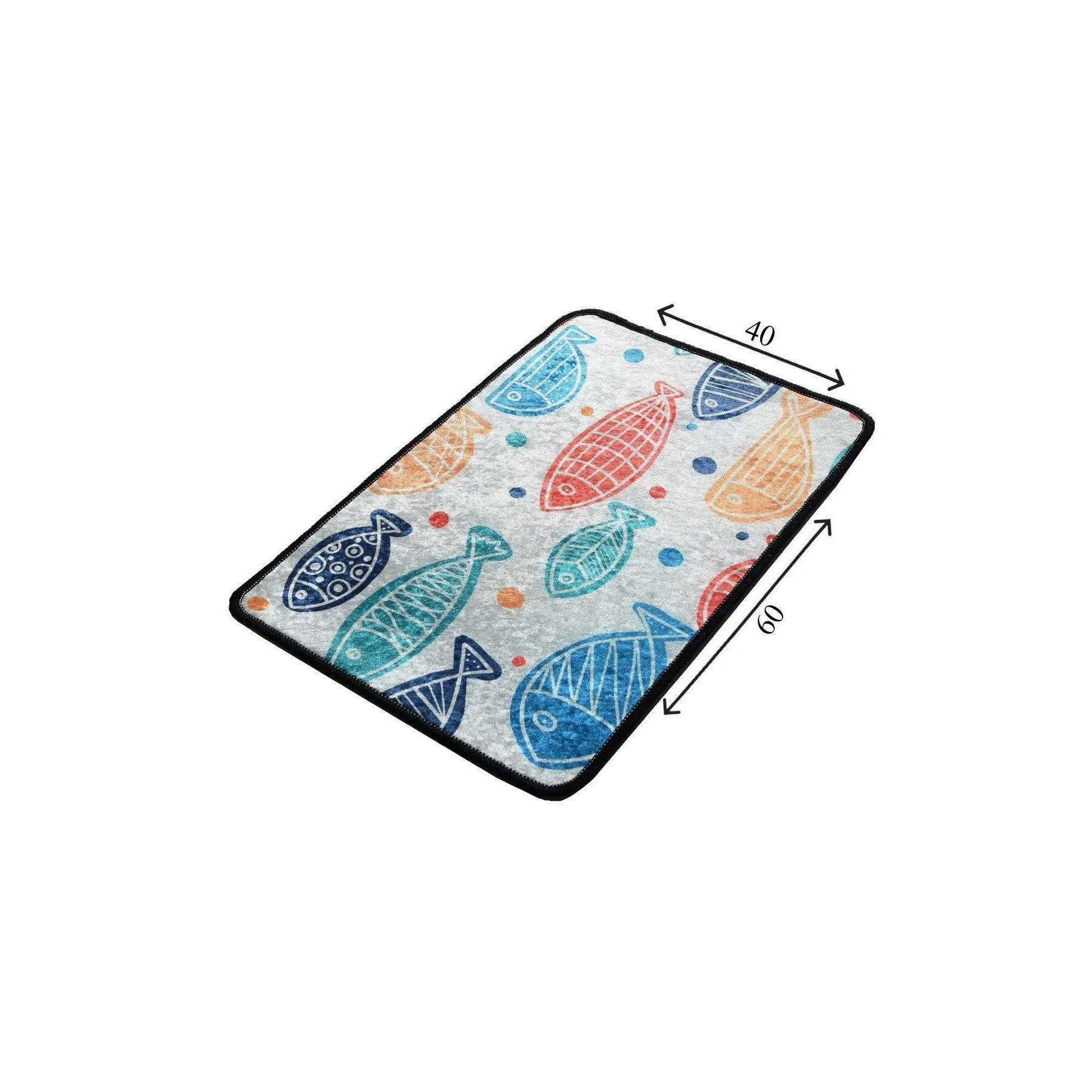 Fish DJT - Colourful (40 x 60)  Bath Mat