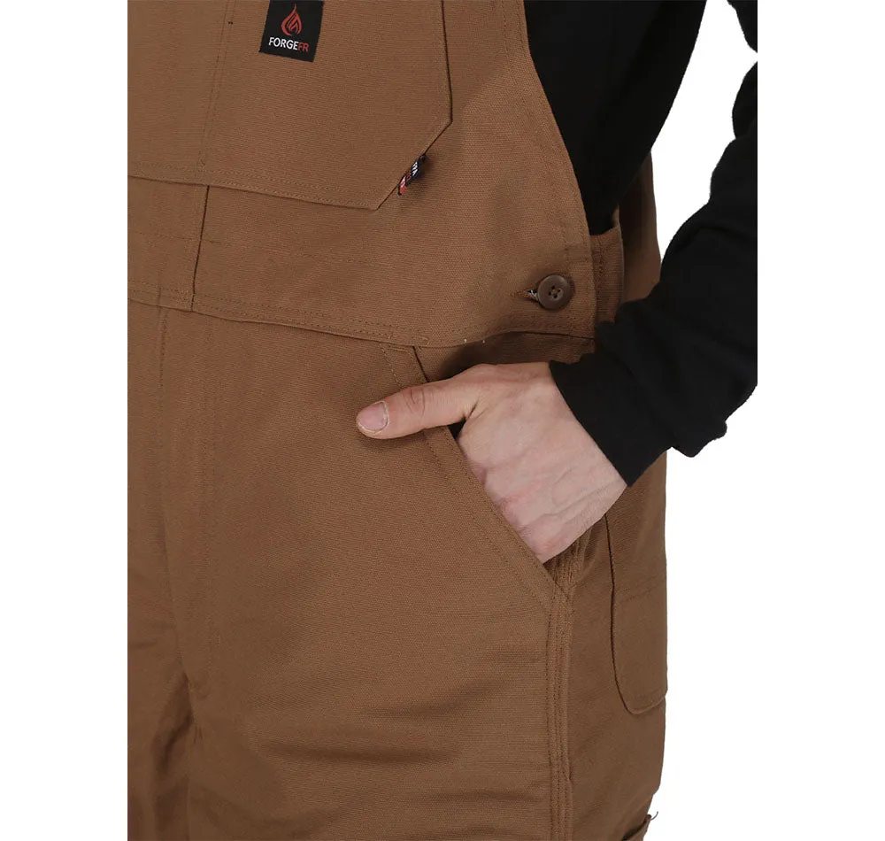 Forge Fr Men's Brown Insulated Bib Overall