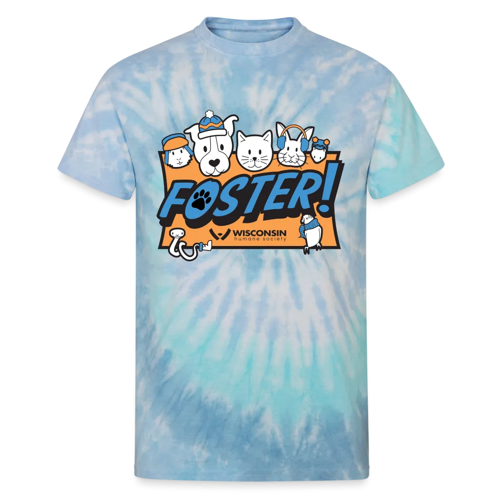 Foster Winter Logo Tie Dye T-Shirt