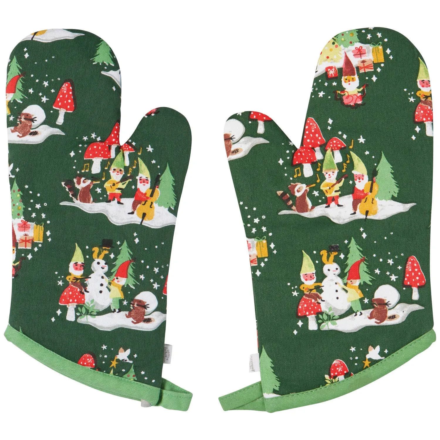 Gnome For The Holidays Oven Mitts - Set of 2