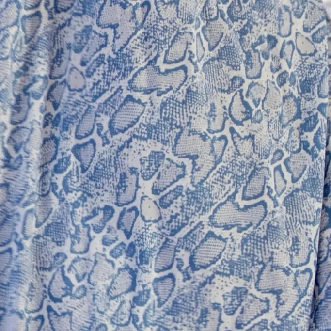 Gypsy Jumpsuit in Premium Mozambique Blue Snake