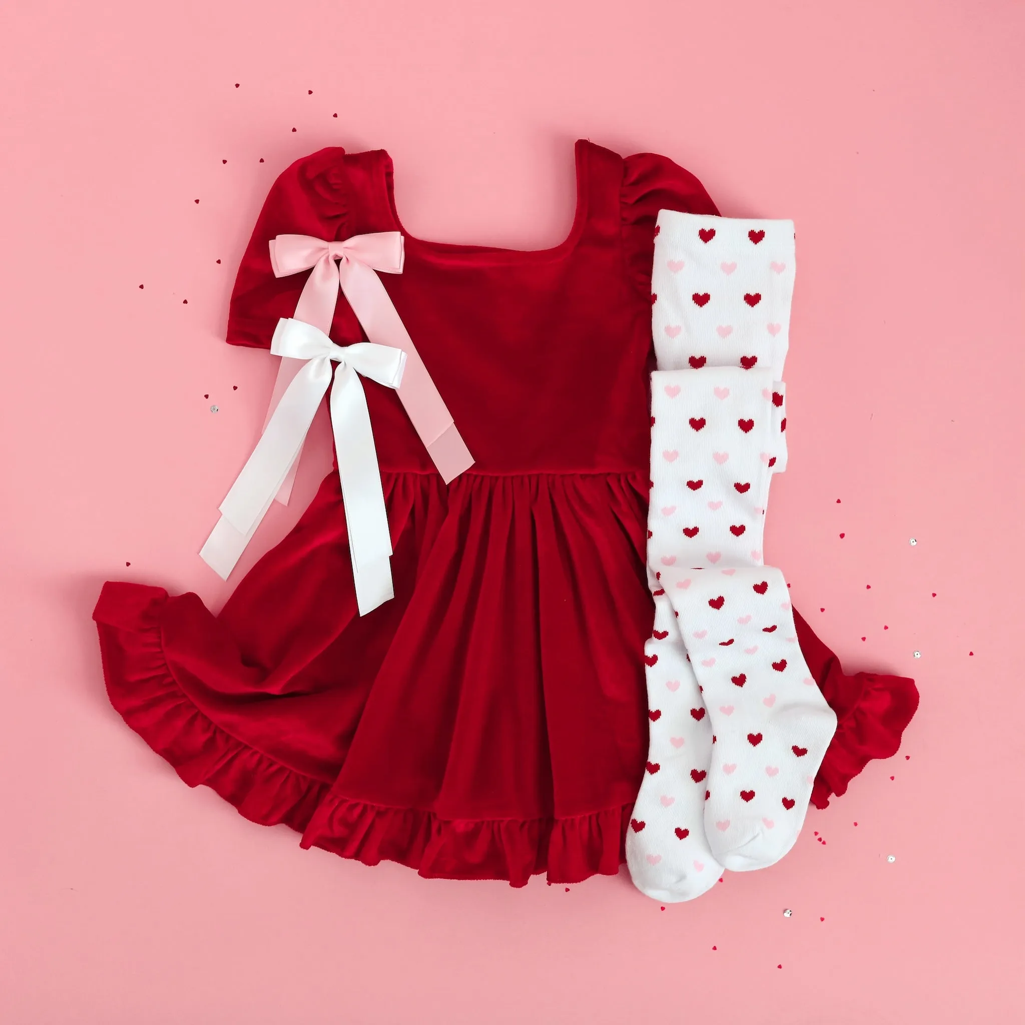 Heart Knit Tights