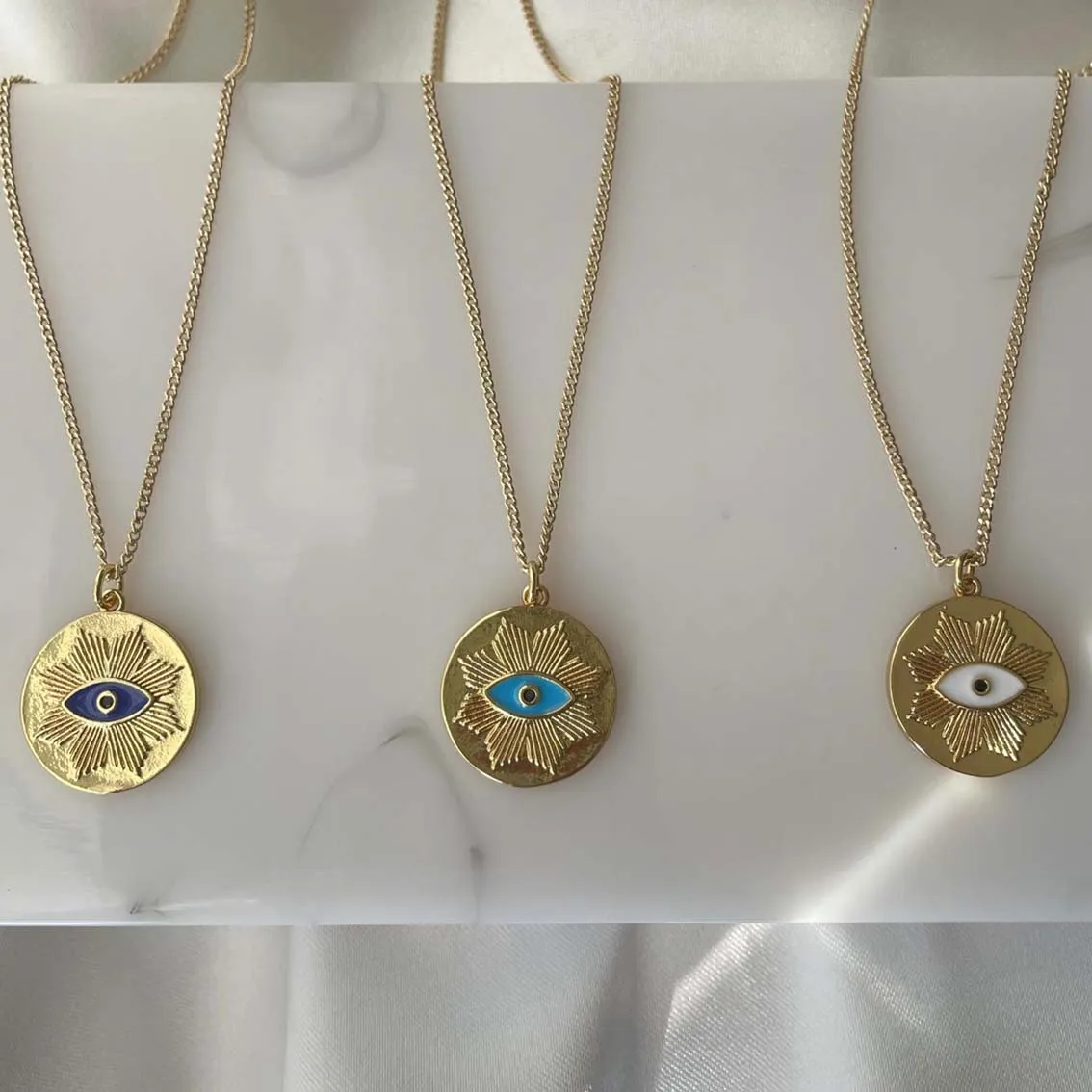 Hydra Evil Eye Necklace