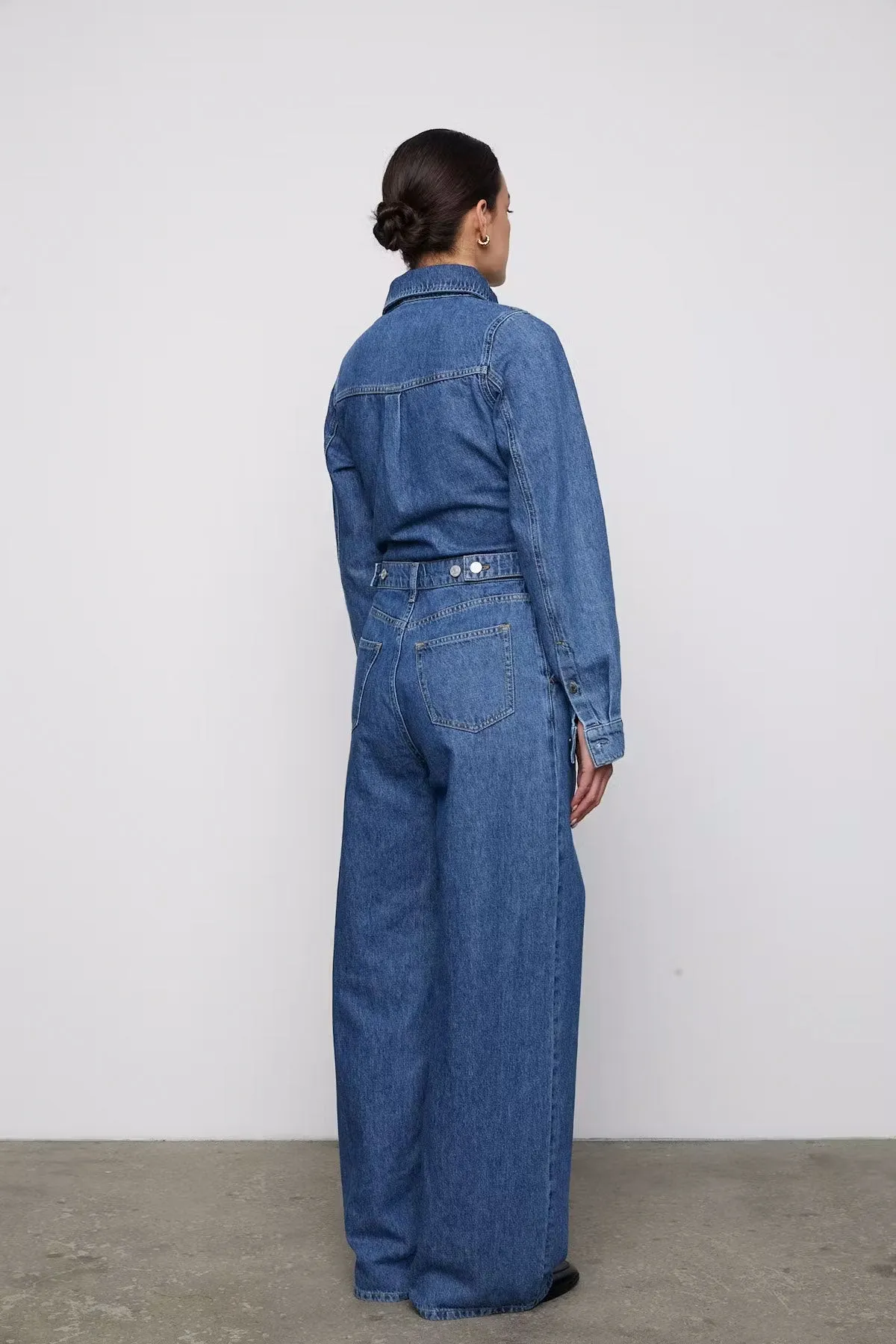 Jordan Jumpsuit - Mid Blue