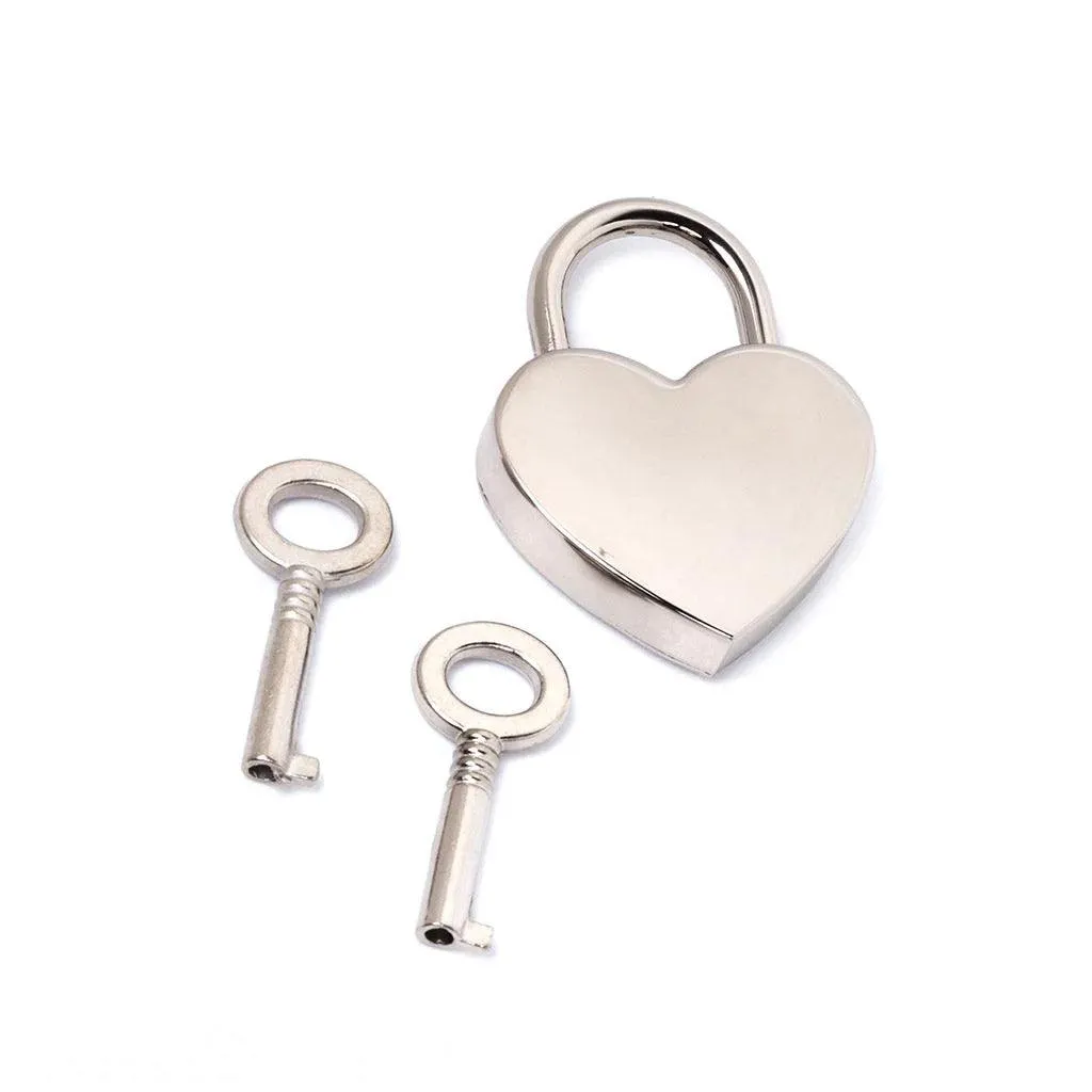 Large Heart Padlock