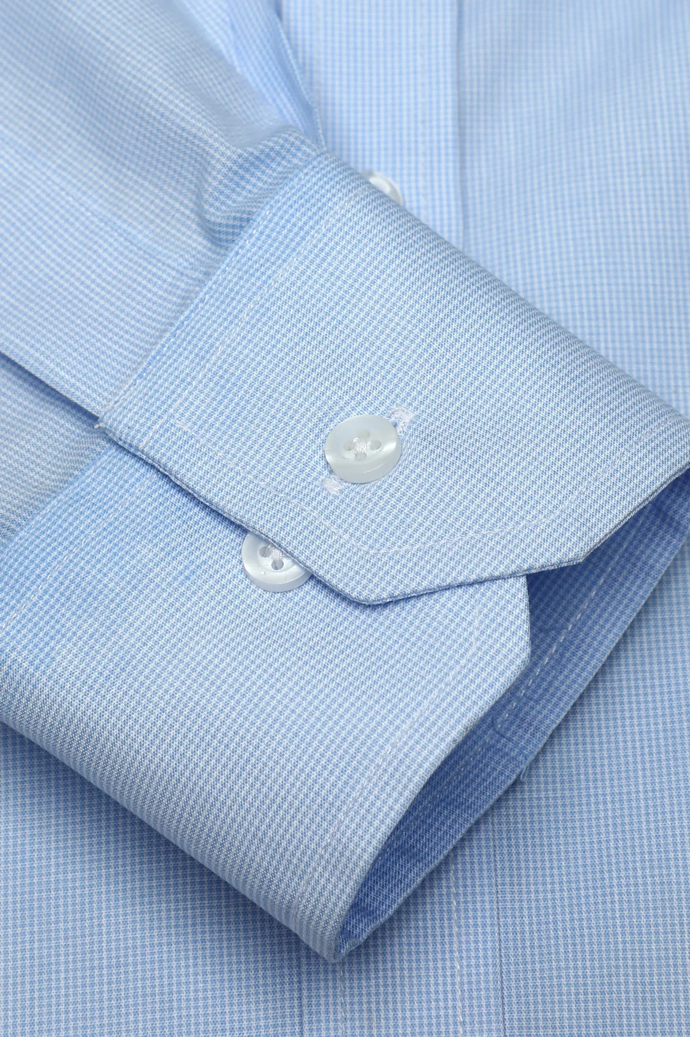 Light Blue Texture Casual Shirt