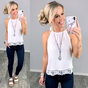 Look Into Your Heart Tank - White