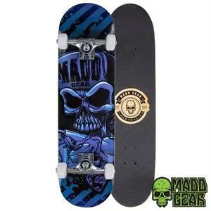 Madd Gear Pro Series Complete Skateboard - Hatter Strip Blue/Black