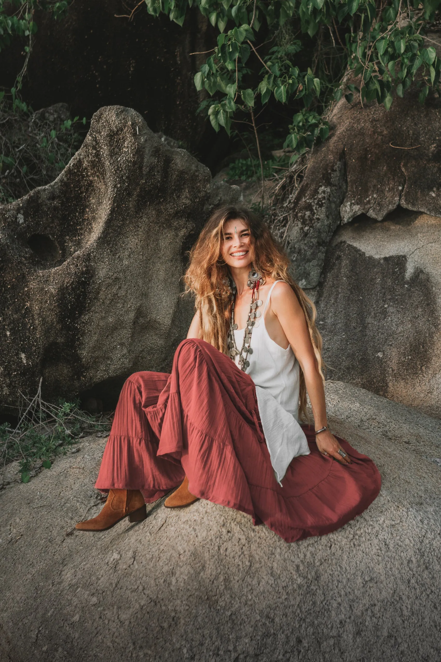 Maxi Skirt Calypso Rust