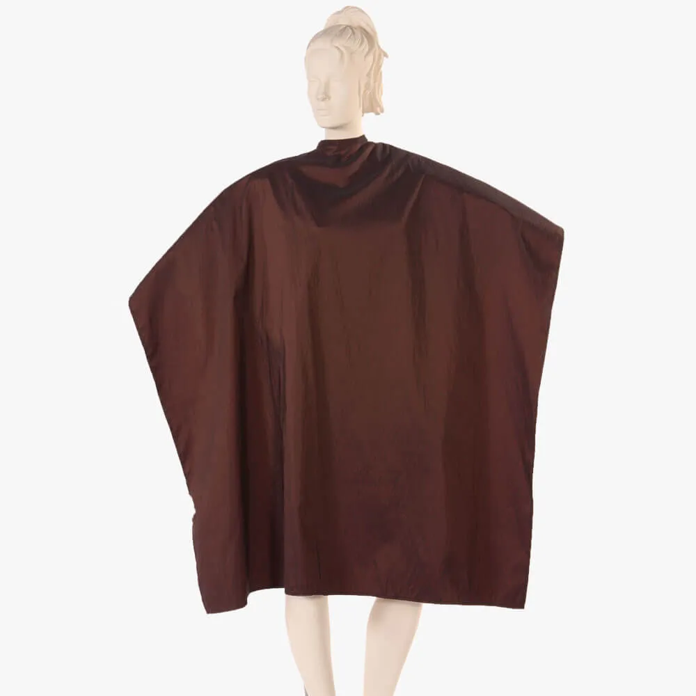 Multi-Purpose Salon Cape in Navy Iridescent Silkara Fabric