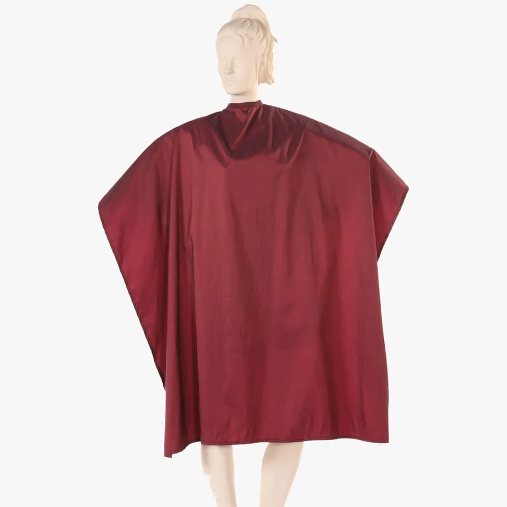 Multi-Purpose Salon Cape in Navy Iridescent Silkara Fabric