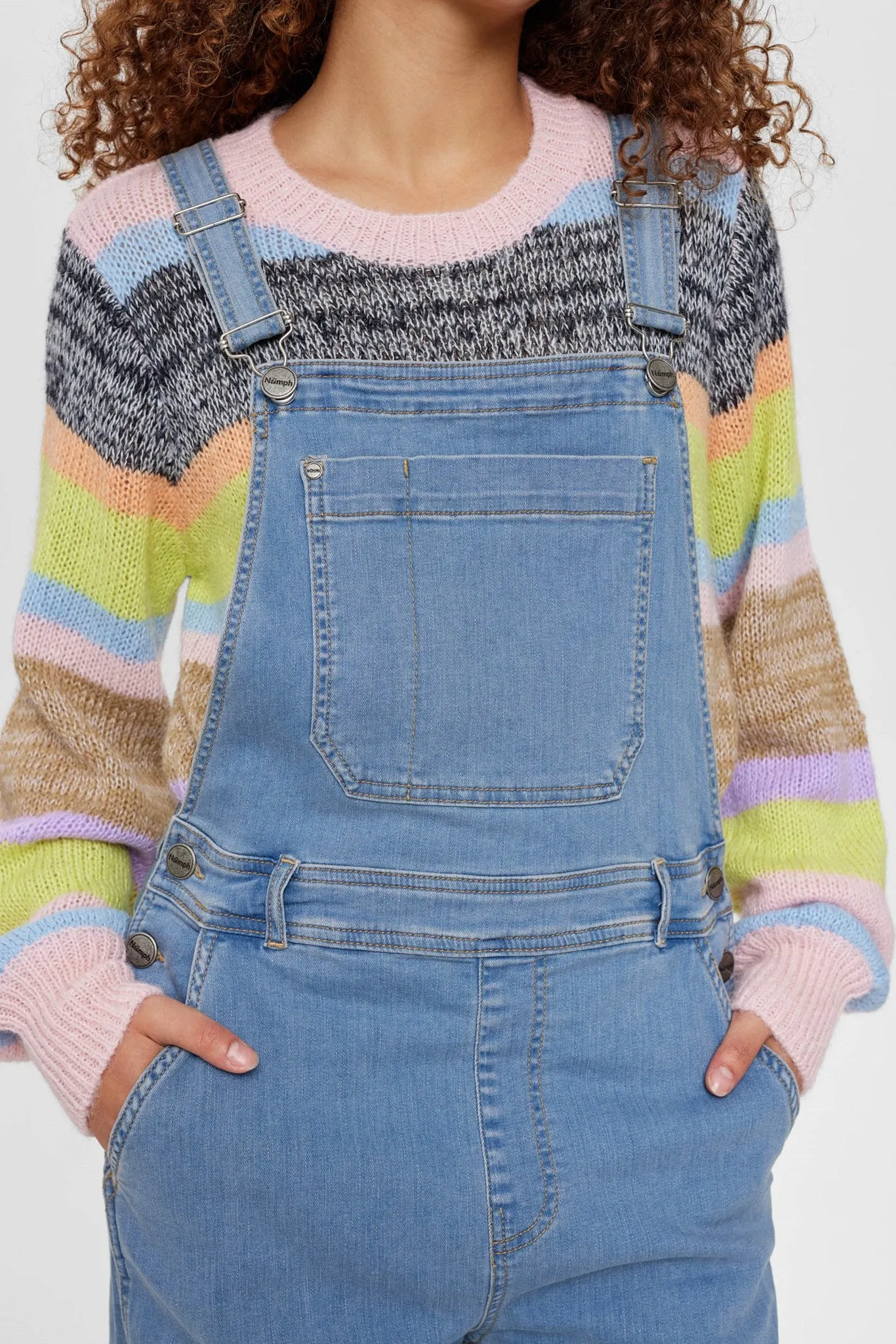 NURIO OVERALL  - Medium Blue Denim